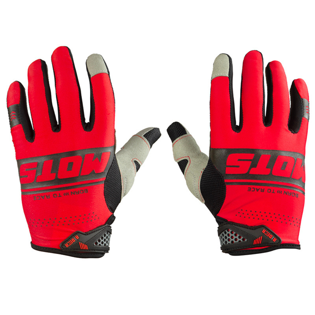 Mots Step 8 Rider Gloves Red