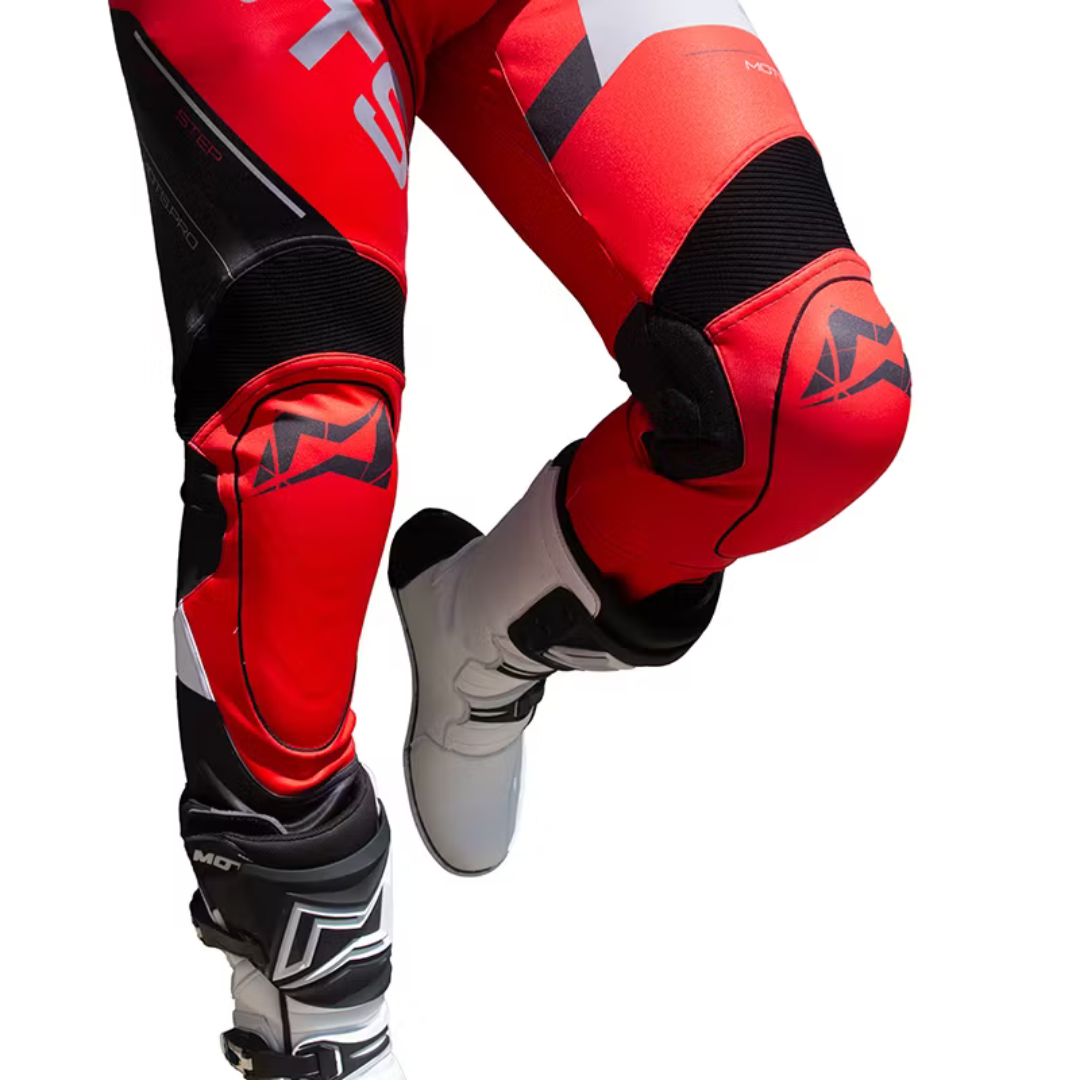 Mots Step 8 Riding Top & Pants Set Red