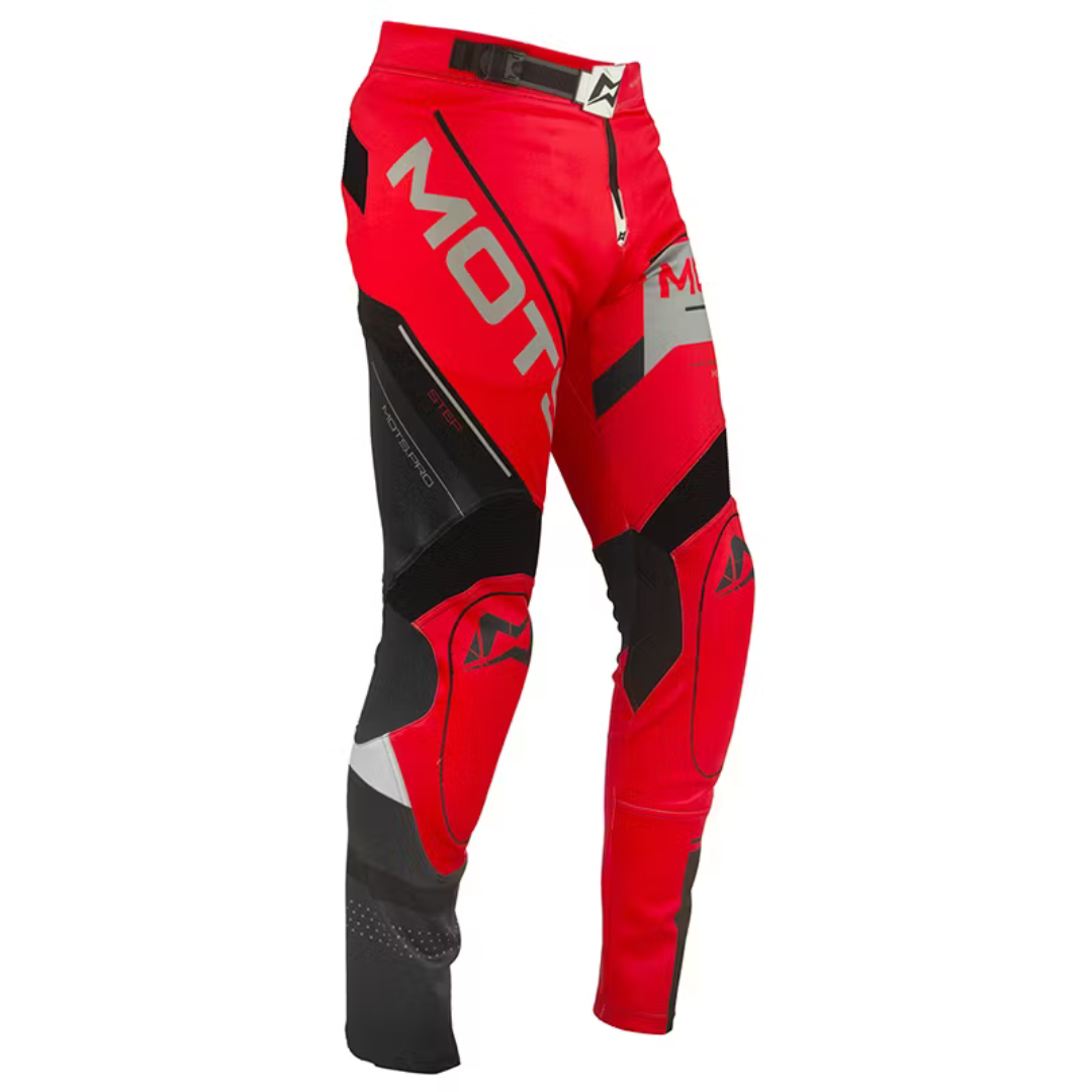 Mots Step 8 Riding Top & Pants Set Red