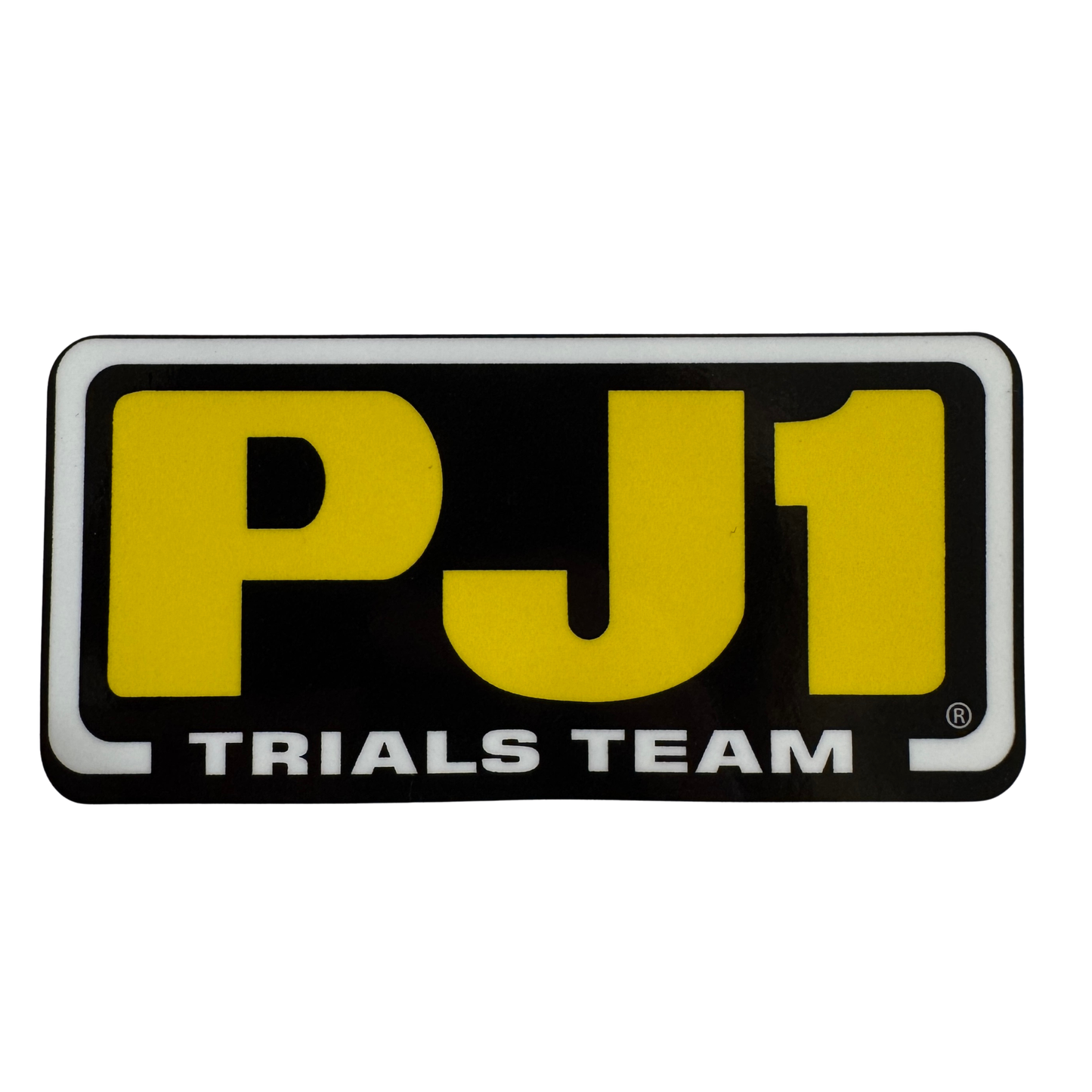 PJ1 Trials Team Sticker 85mm