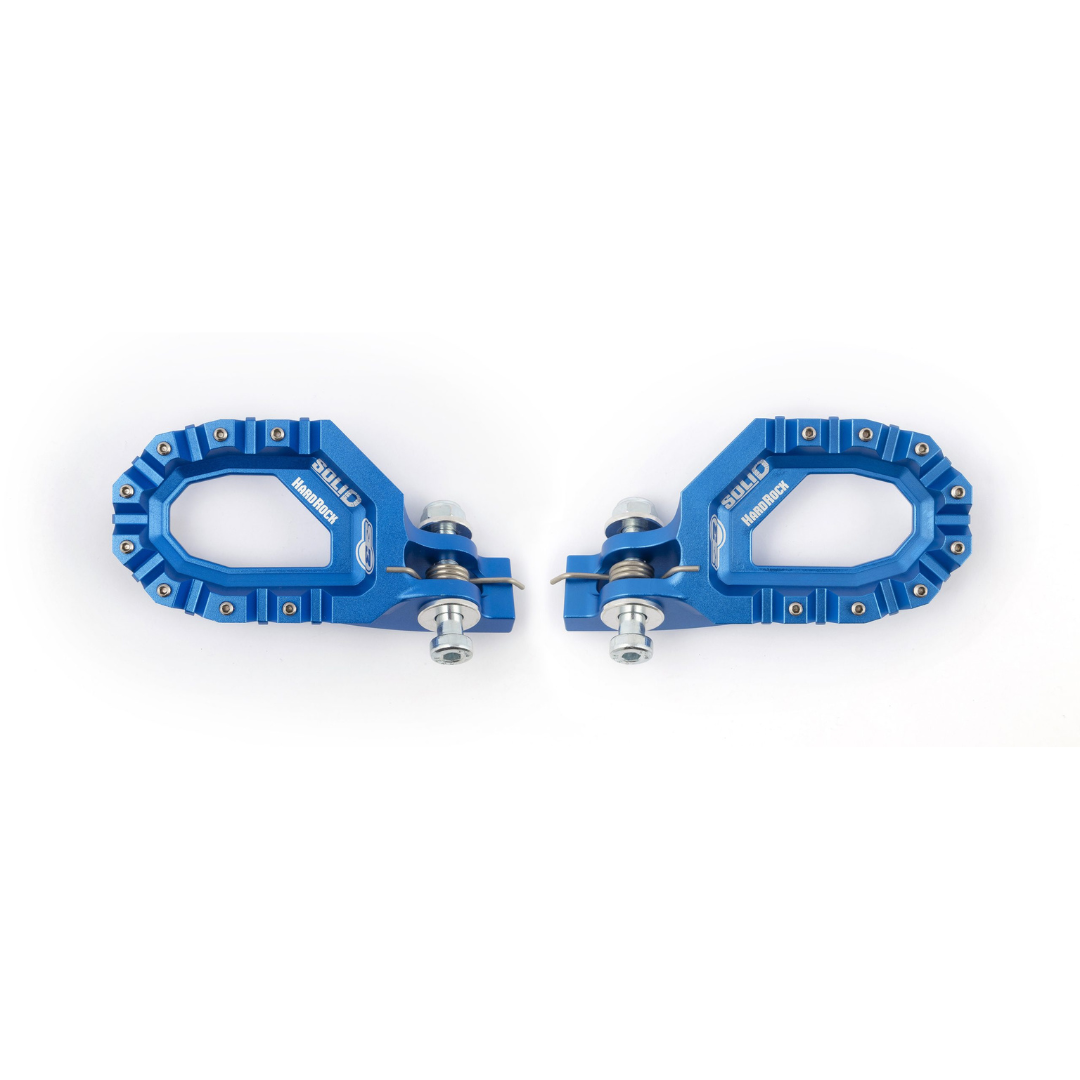 S3 Solid Hard Rock Foot Pegs Sherco/Scorpa Blue (2023-2025)