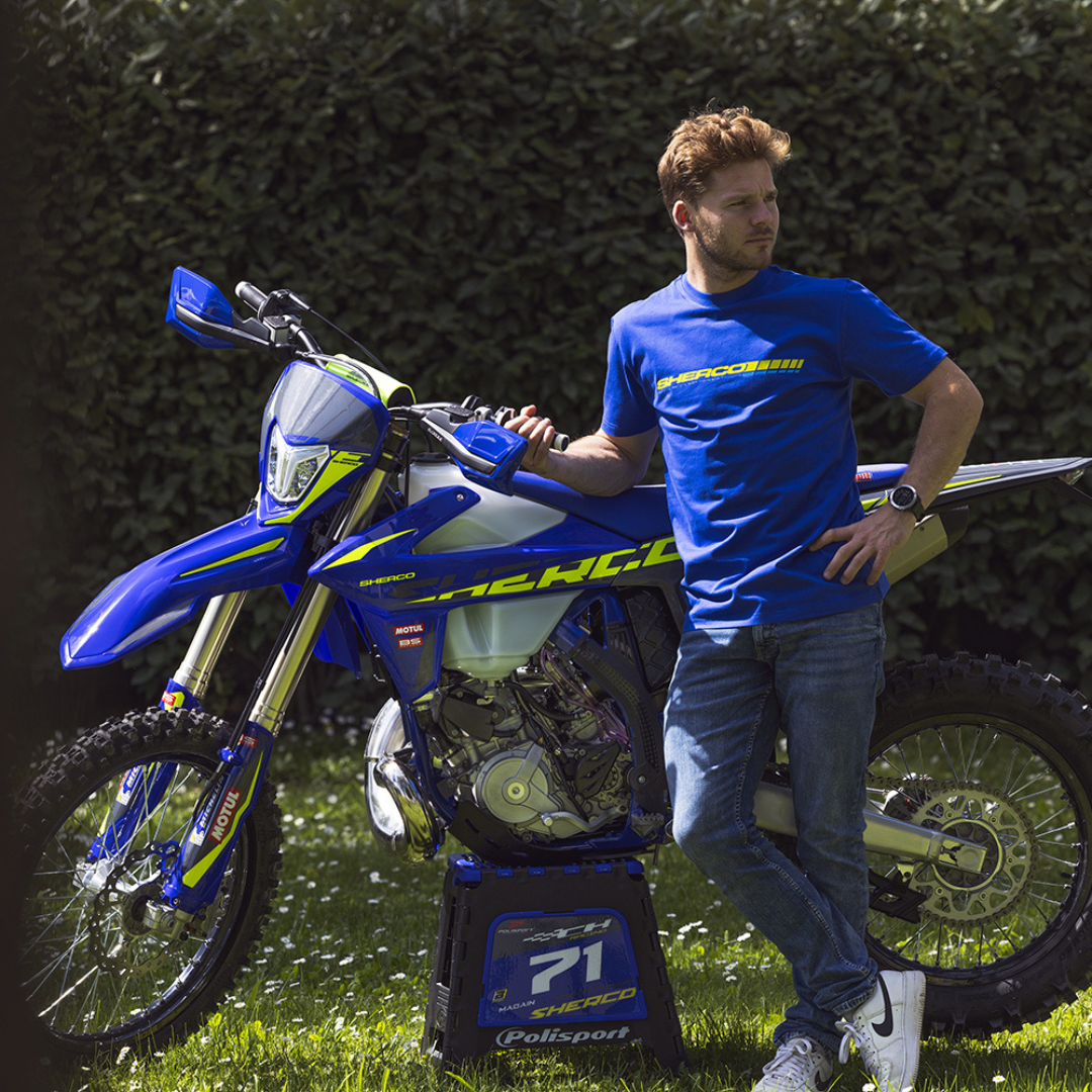 Sherco Curb T-Shirt Royal Blue