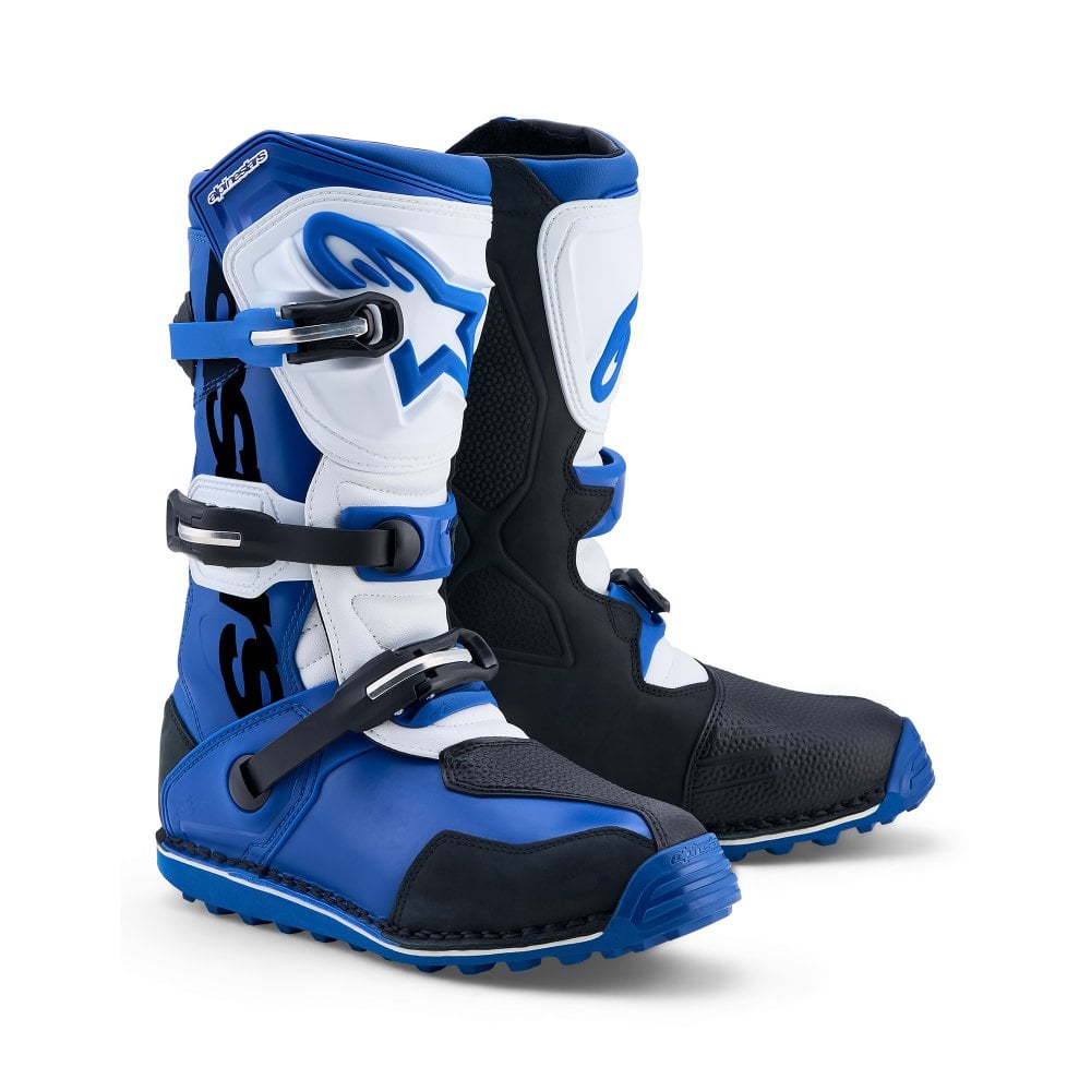 Alpinestars Tech T Trials Boots Dark Blue/Black/White