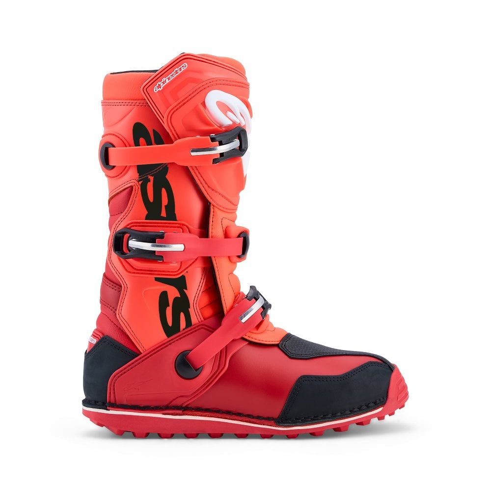 Alpinestars Tech T Trials Boots Red Fluo/Black/Bright Red