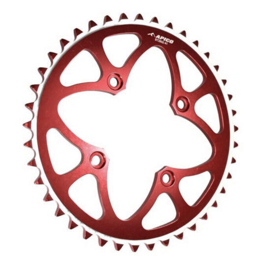 Apico 46T Rear Sprocket Red