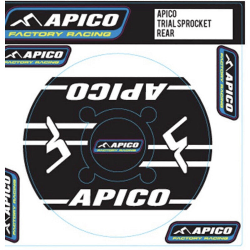 Apico Rear Sprocket Sticker – AG Bikes