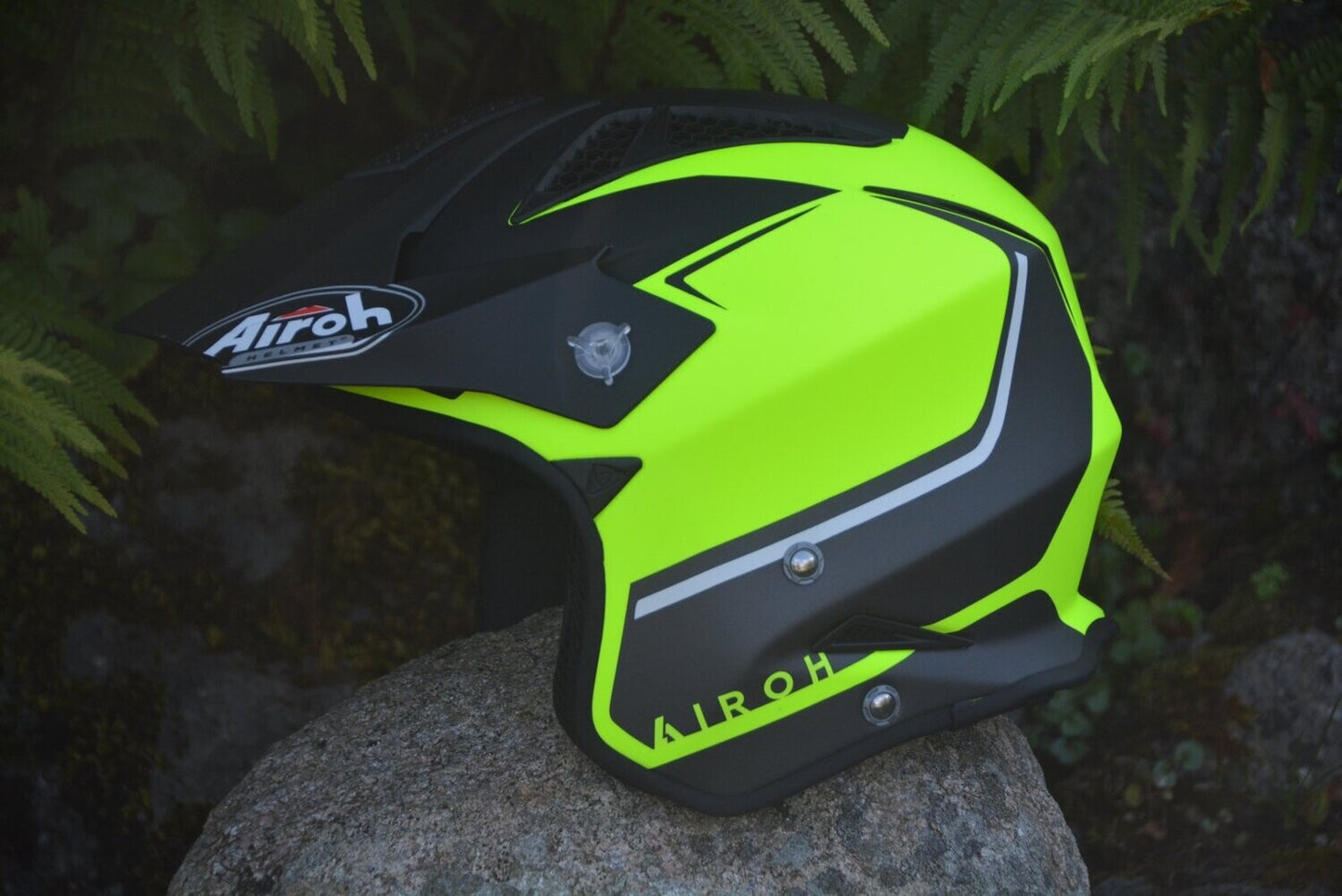 Airoh TRR-S Keen Trials Helmet Matt Yellow