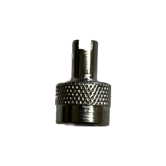 Metal Dust Cap with Valve Key