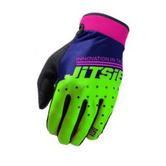 Jitsie Youth Data Gloves Violet/Green