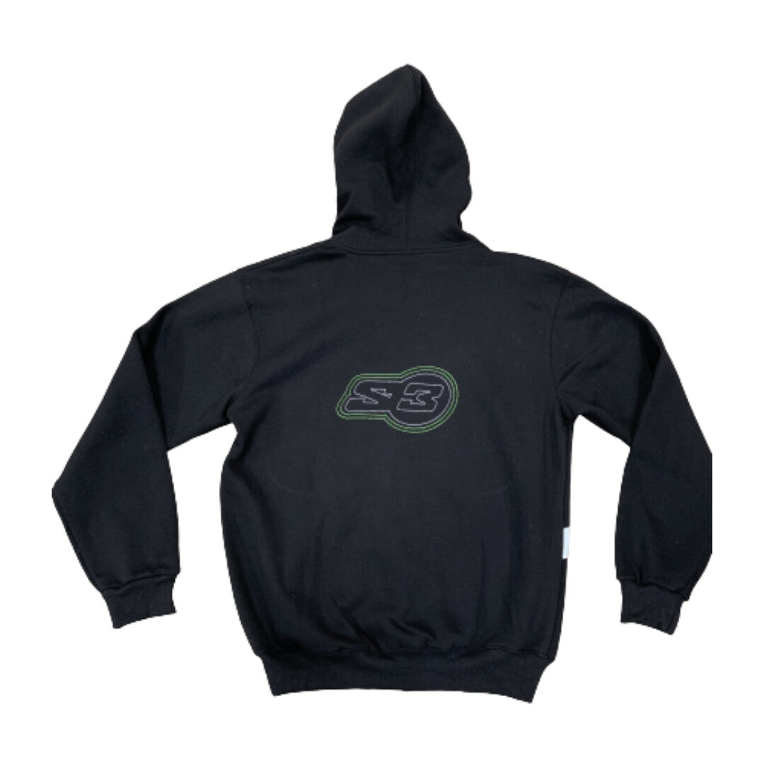 S3 Zip Logo Hoodie