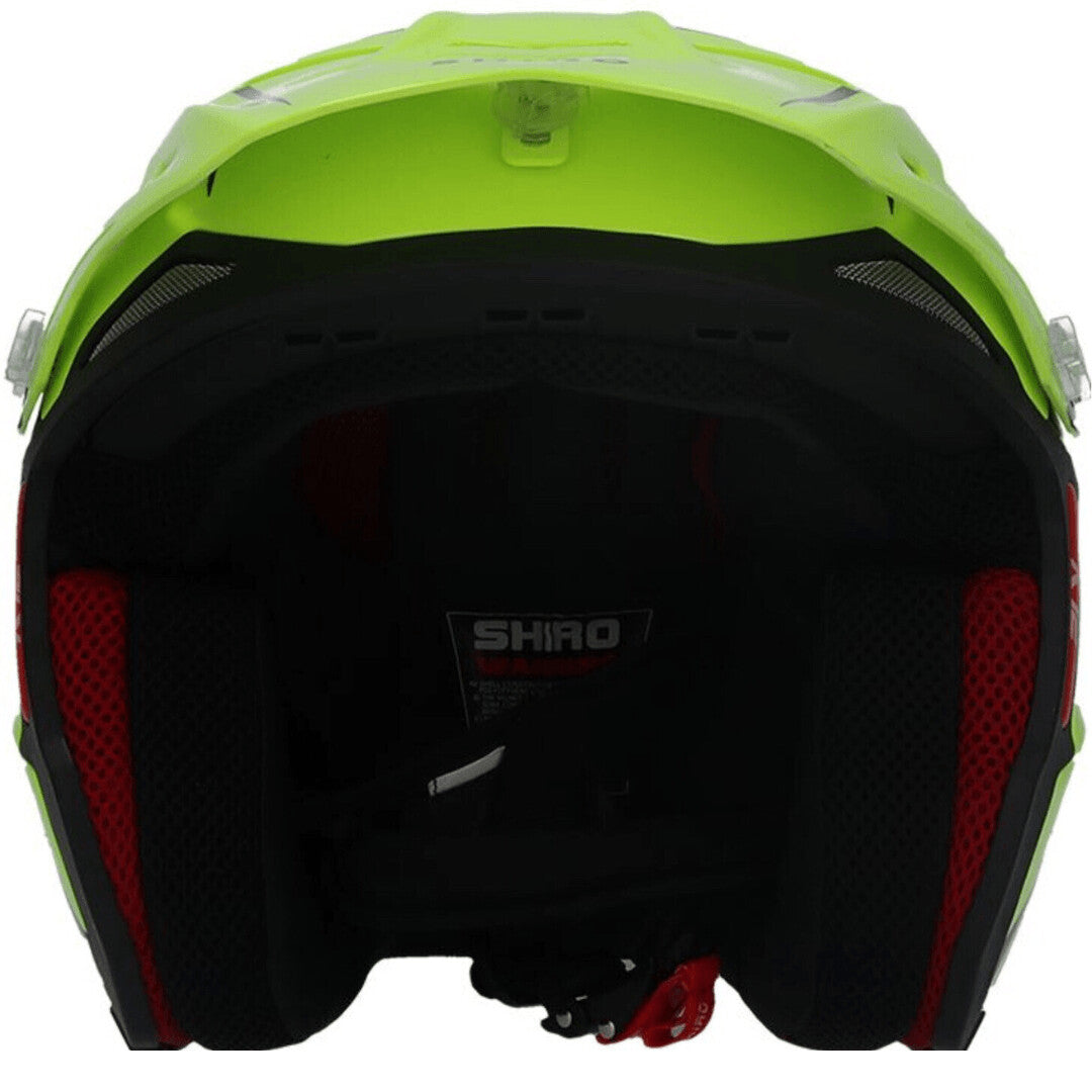 Shiro K12 Trials Helmet Yellow